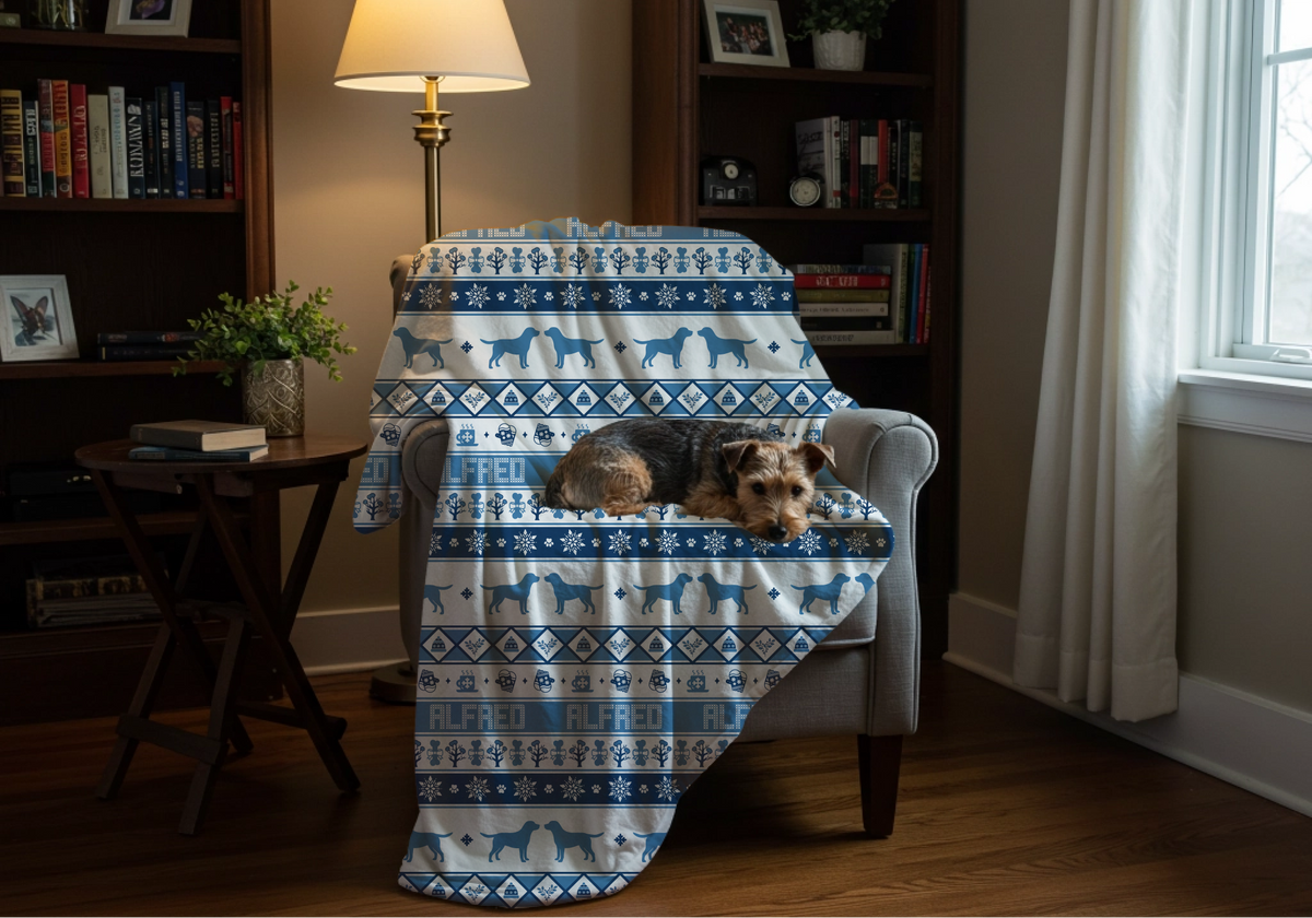 Sweater Weather Striped Sherpa Blanket